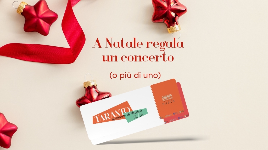 A Natale regala un concerto: le promozioni del teatro Fusco