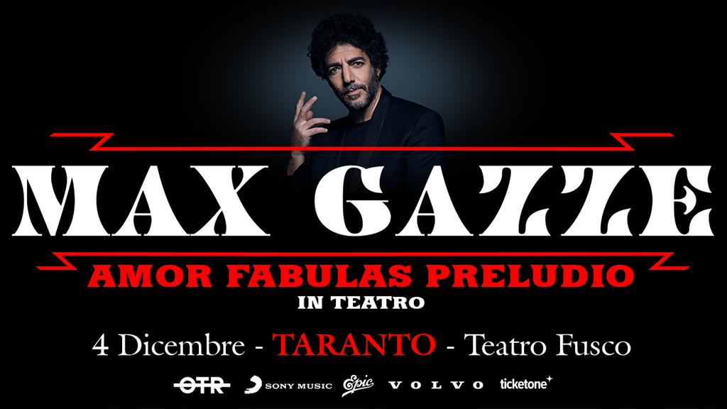 Max Gazzè al Teatro Fusco con il suo tour “Amor Fabulas – Preludio”